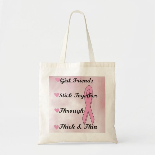 Girls Stick Together Tote Bag (Voorkant)