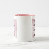 Girls Stick Together Tweekleurige Koffiemok (Center)