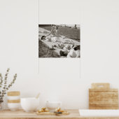 Girls Sunbathing, 1943. foto Poster (Keuken)