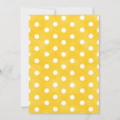 Girls Sunflower Wreath 5th Birthday Invitation Kaart (Achterkant)