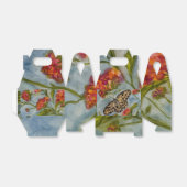 Girls Sweet Butterfly Birthday Favor Box Bedankdoosjes (Uitgevouwen)