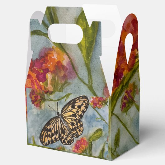 Girls Sweet Butterfly Birthday Favor Box Bedankdoosjes (Geopend)