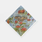 Girls Sweet Butterfly Birthday Napkins Servet (Hoek)