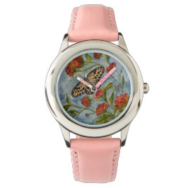 Girls Sweet Butterfly Kids Watch Horloge