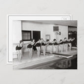 Girls Swim Team, 1930 Briefkaart (Voorkant / Achterkant)