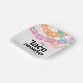 Girl's Taco Twosday Party Borden Papieren Bordje (Gebogen)