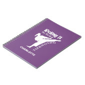 Girls Taekwondo Martial Arts Notitieboek (Linkerzijde)