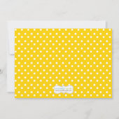 Girls Tea Party Birthday Party Invitation Kaart (Achterkant)