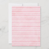 Girl's Teepee Wild One First Birthday Invitation Kaart (Achterkant)