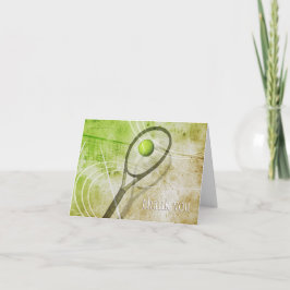 Girl's tennis gepersonaliseerd bedankt