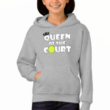 Girls Tennis Queen of the Court Cute Tennis Player