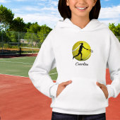 Girls Tennis World Ball & Player her Name Kinder F