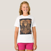 "Girl's Tiger Design" T-shirt (Voorkant volledig)