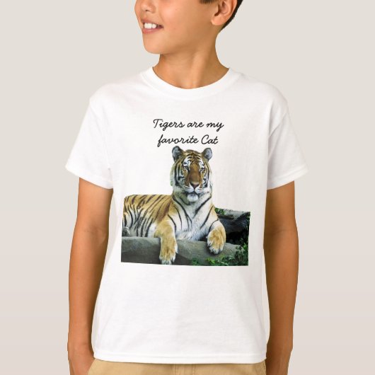 Girls Tiger shirt (Voorkant)