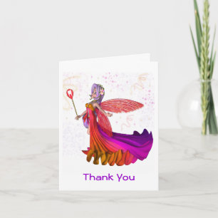 Girl's Tooth Fairy Dank je wel kaart