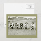 Girls Track, jaren 1920 Briefkaart (Voorkant / Achterkant)