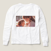 Girls Tri-Blend Shirt - Moeder en kind (Achterkant)