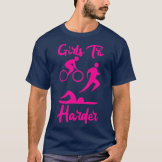 Girls Tri Harder 3 T-shirt