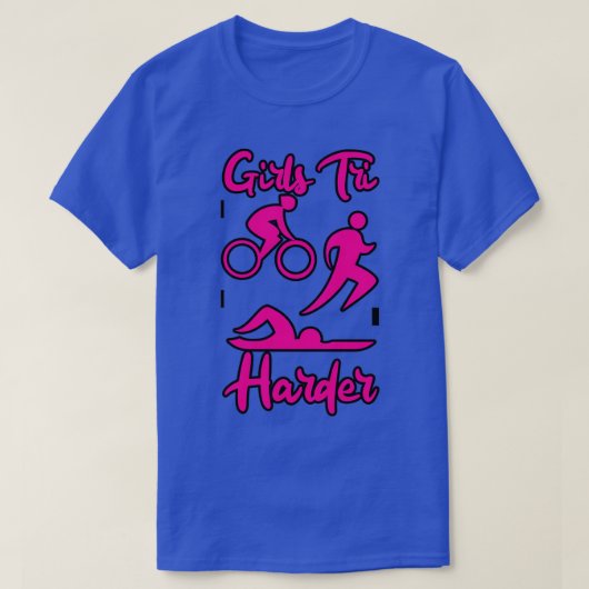 Girls Tri Harder 4 T-shirt (Design voorkant)