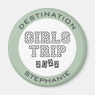Girls Trip 2022 Girls Weekend Vacation Custom Magneet