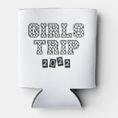 Girls Trip 2022 Girls Weekend Vacation Getaway Blikjeskoeler (Voorkant)