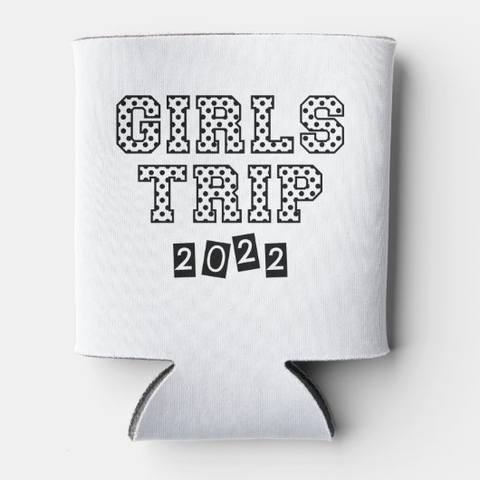 Girls Trip 2022 Girls Weekend Vacation Getaway Blikjeskoeler (Voorkant)