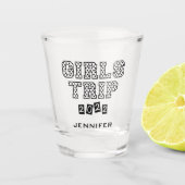 Girls Trip 2022 Girls Weekend Vacation Getaway Shot Glas (Voorkant)