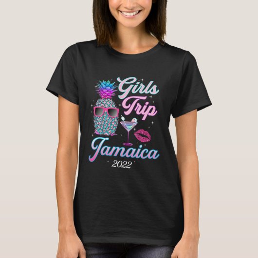 Girls Trip 2022 Tshirts For Women Jamaica Bachelor (Voorkant)