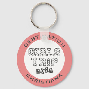 Girls Trip 2023 Girls Weekend Vacation Custom Sleutelhanger