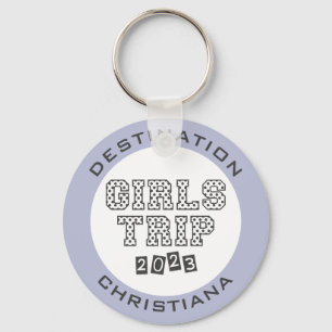 Girls Trip 2023 Girls Weekend Vacation Custom Sleutelhanger