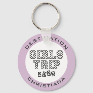 Girls Trip 2023 Girls Weekend Vacation Custom Sleutelhanger