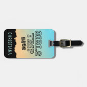 Girls Trip 2023 Girls Weekend Vacation Gradient Bagagelabel (Voorkant horizontaal)