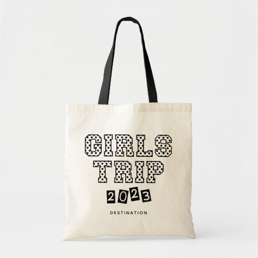 Girls Trip 2023 Girls Weekend Vacation Tote Bag (Voorkant)