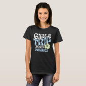 Girls Trip 2023 Maldives Beach Destination Retro G T-shirt (Voorkant volledig)