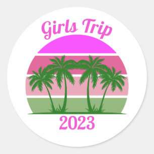 Girls Trip 2023 Ronde Sticker