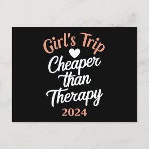 Girl's Trip 2024 goedkoper dan therapie vakantie Briefkaart