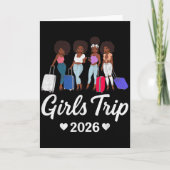 Girls Trip 2026 For Black Melanin Queen On Vacatio Kaart (Voorkant)