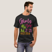 Girls Trip Aruba 2023 for Women Weekend Birthday T-shirt (Voorkant volledig)