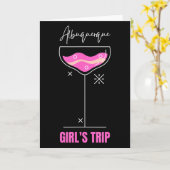 Girls Trip Beach Drink Albuquerque New Mexico  Kaart (Gele Bloem)
