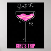 Girls Trip Beach Drink Santa Fe New Mexico  Poster (Voorkant)