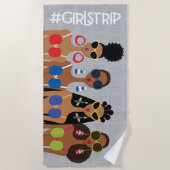 Girls Trip Beach Towel Strandlaken (Voorkant)