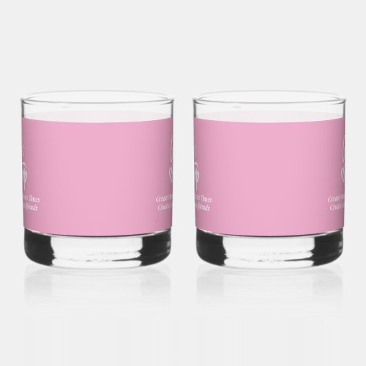 Girls Trip Create Memories Pink  Whisky Glas (Rechts)