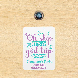 Girls Trip Cruise Vacation Ship door Magneet