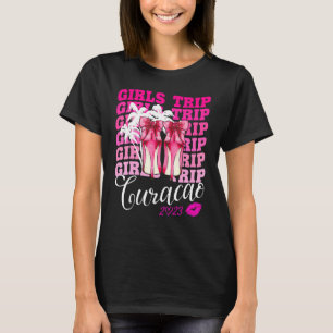 Girls Trip Curacao 2023 for Womens Weekend Birthda T-shirt