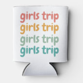 Girls Trip Cute Retro Girls Weekend Getaway Blikjeskoeler (Voorkant)