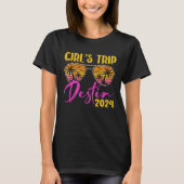 Girls Trip Destin Florida 2024 Bijpassende Bachelo T-shirt (Voorkant)