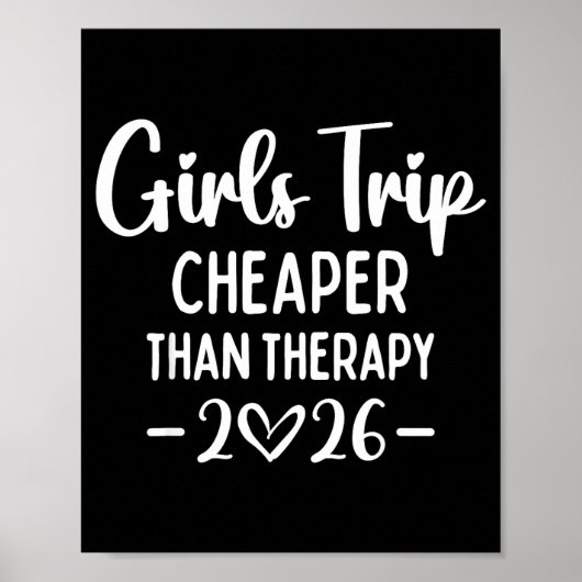 Girls Trip Er Than A Therapy 2026 Weekend Queen Si Poster (Voorkant)