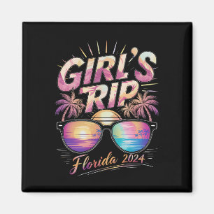 Girl's Trip Florida 2024 Zomer Beach Weekend Magneet