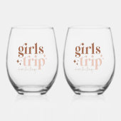 Girls Trip Goedkoper dan Therapy Welcome Bag Wijnglas Zonder Voet (Voorkant)
