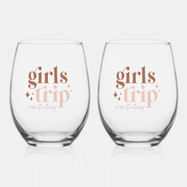 Girls Trip Goedkoper dan Therapy Welcome Bag Wijnglas Zonder Voet